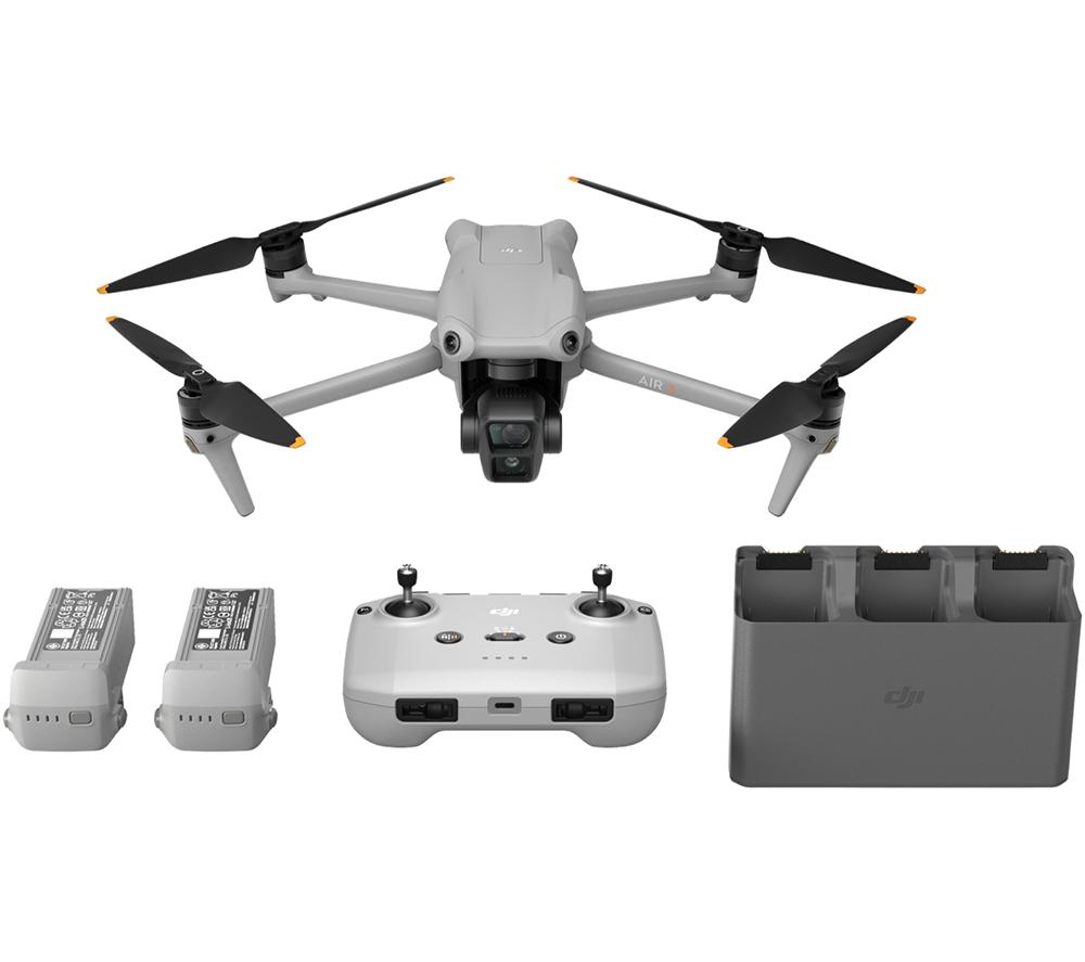 DJI Air 3 Drone Fly More-RC-N2 Remote Controller - Grey - Image 1