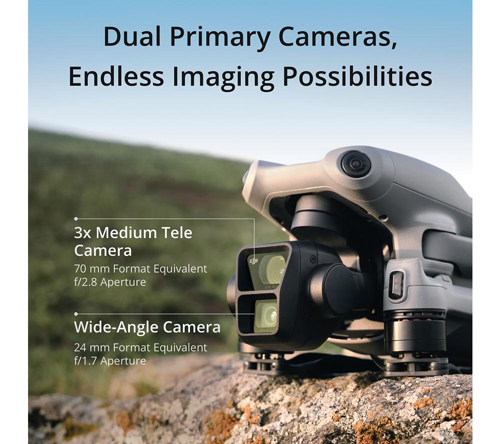 DJI Air 3 Drone Fly More-RC-N2 Remote Controller - Grey - Image 4