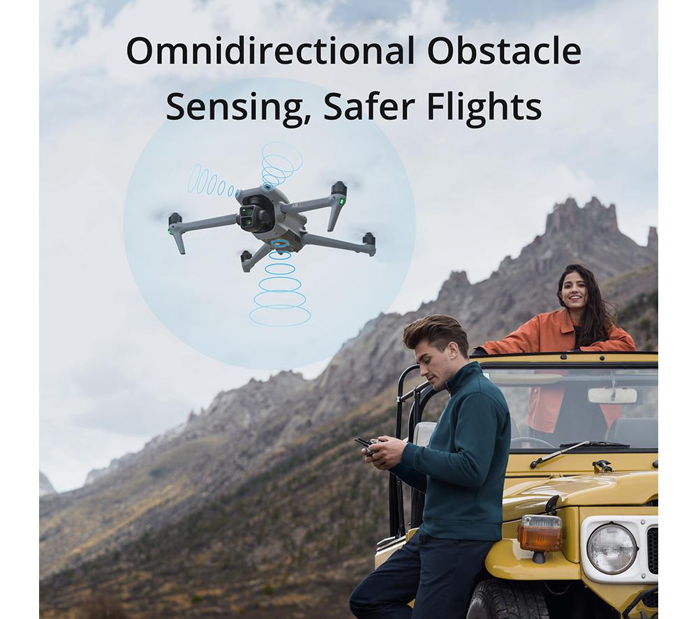 DJI Air 3 Drone Fly More-RC-N2 Remote Controller - Grey - Image 3