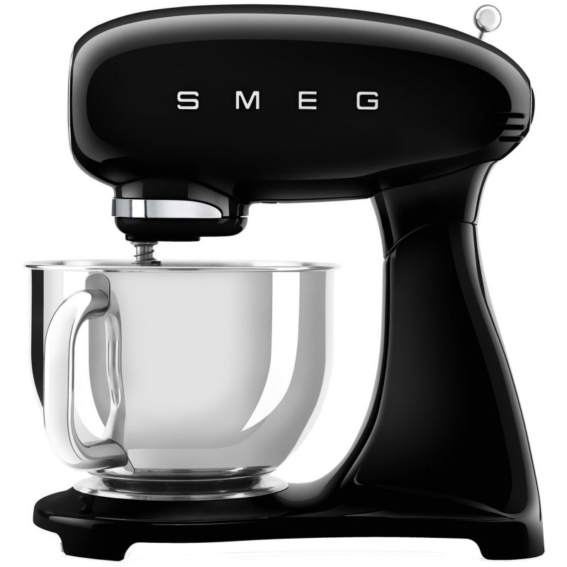 Smeg SMF03BLUK 50's Style Retro Food Mixer with Stand Black