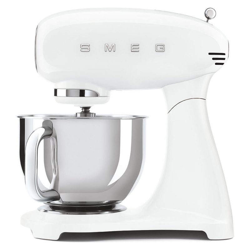 Smeg SMF03WHUK 50's Style Retro Food Mixer with Stand White