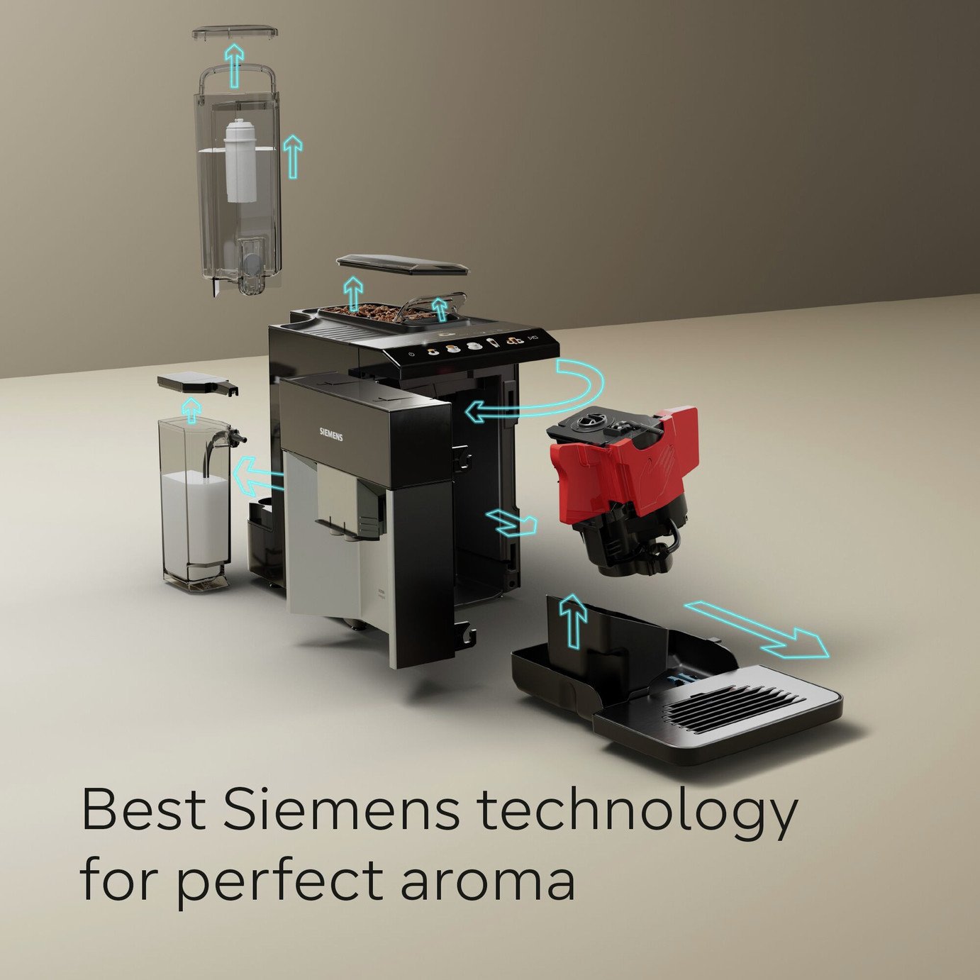 Siemens TQ513GB1 EQ500 Bean to Cup Coffee Machine - Image 6