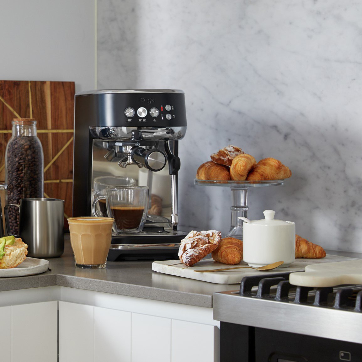 Sage SES500BTR4GUK1 Bambino Plus Espresso Coffee Machine - Image 3