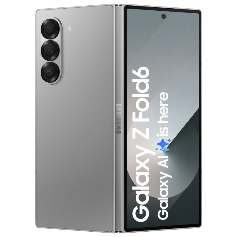 Samsung Galaxy Z Fold6 5G 256GB AI Phone - Silver — 7.6" OLED, 5G (Silver)