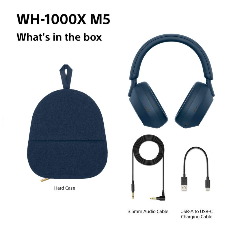 Sony WH1000XM5 Wireless Noise Cancelling Bluetooth Headphones (Over-Ear)
