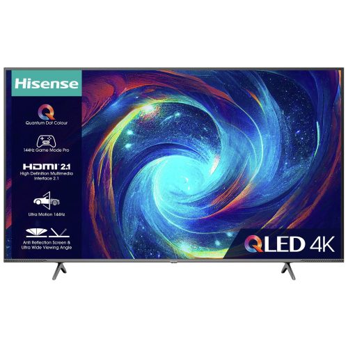 Hisense 75Inch 75E7KQTUK PRO Smart 4K HDR QLED Freeview TV