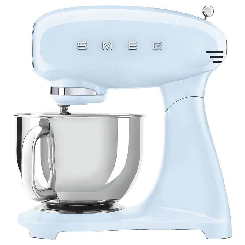Smeg SMF03PBUK 50's Style Retro Food Mixer with Stand - Blue
