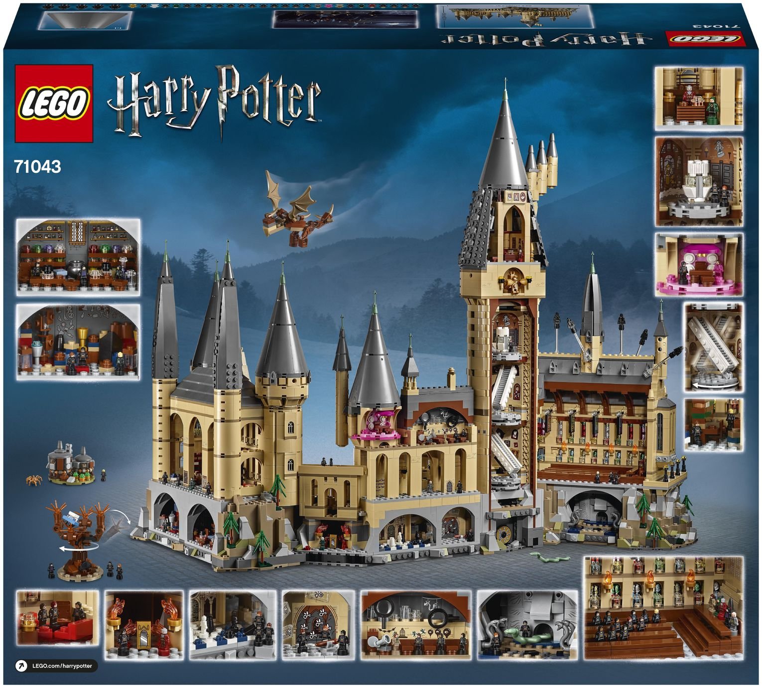 LEGO Harry Potter Hogwarts Castle Microscale Model 71043 - Image 1