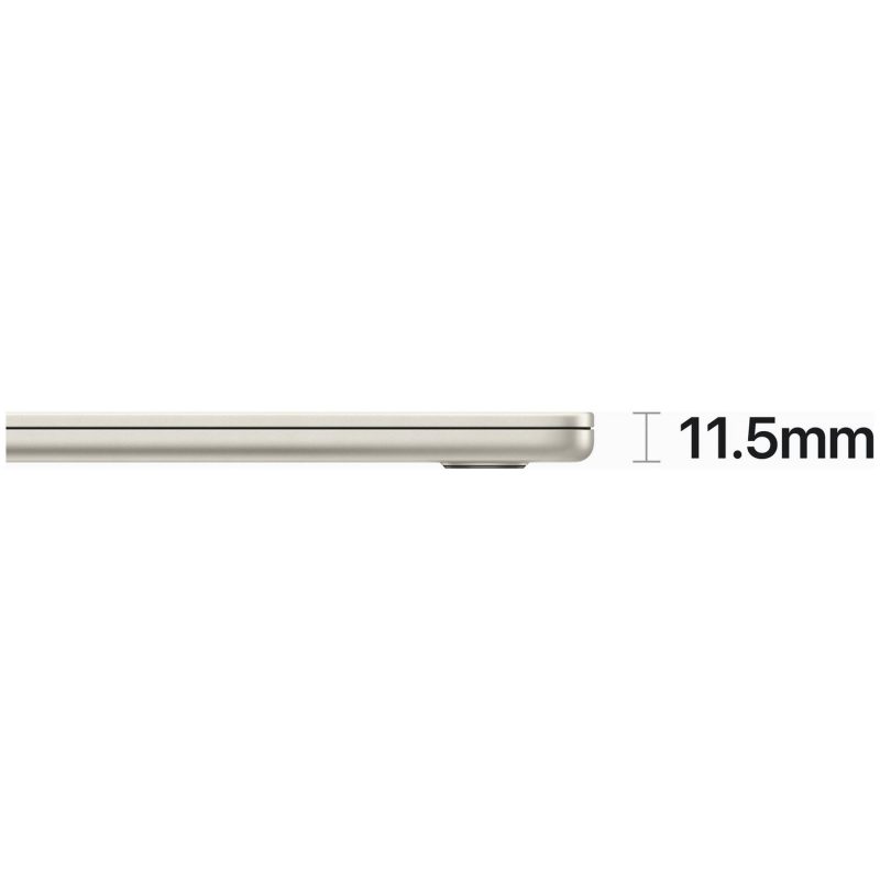 MacBook Air 2023 15.3in M2 8GB 512GB - Starlight — 15.3", 512GB, 8 GB RAM, Apple M2 Chip