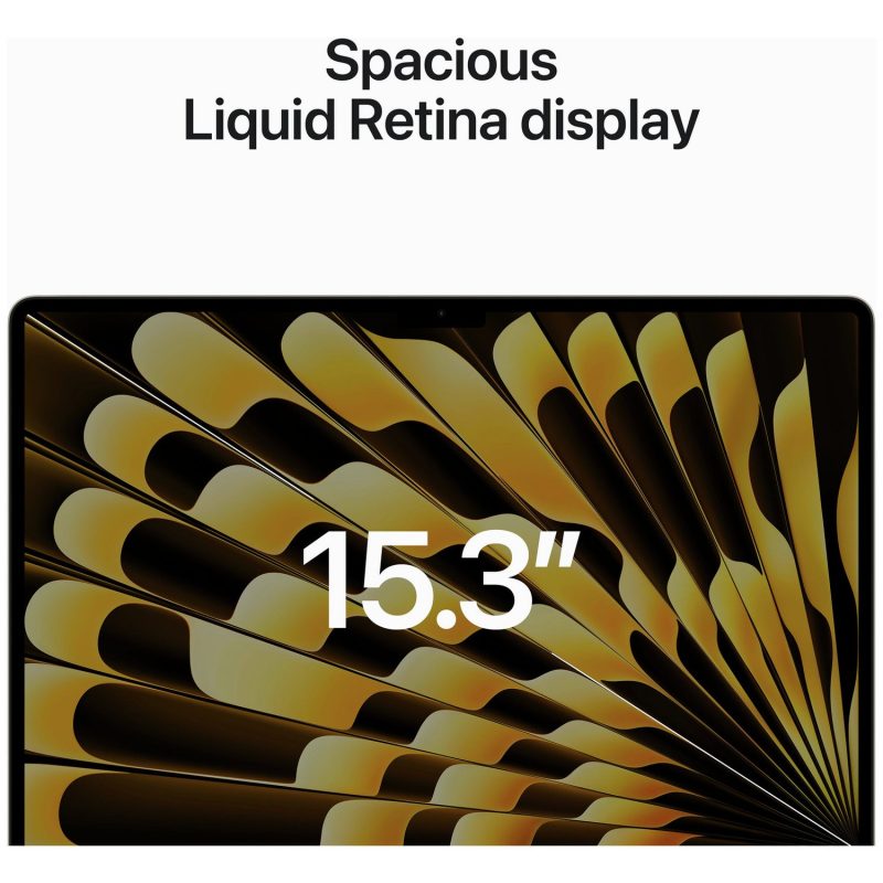 MacBook Air 2023 15.3in M2 8GB 512GB - Starlight — 15.3", 512GB, 8 GB RAM, Apple M2 Chip