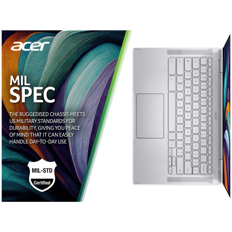 Acer CP514-2H 14in i3 8GB 256GB Chromebook - Silver