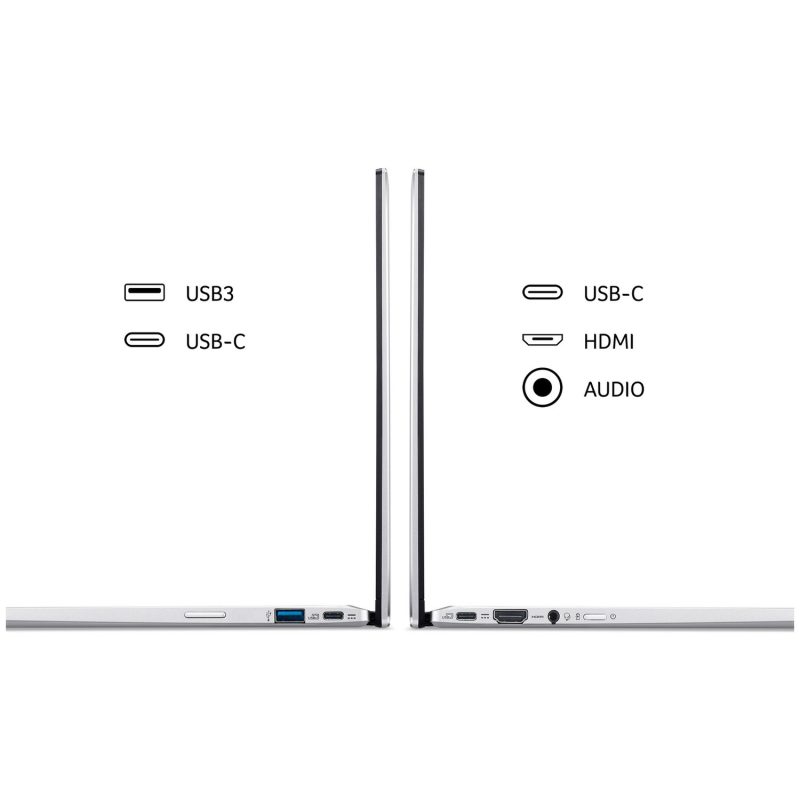 Acer CP514-2H 14in i3 8GB 256GB Chromebook - Silver