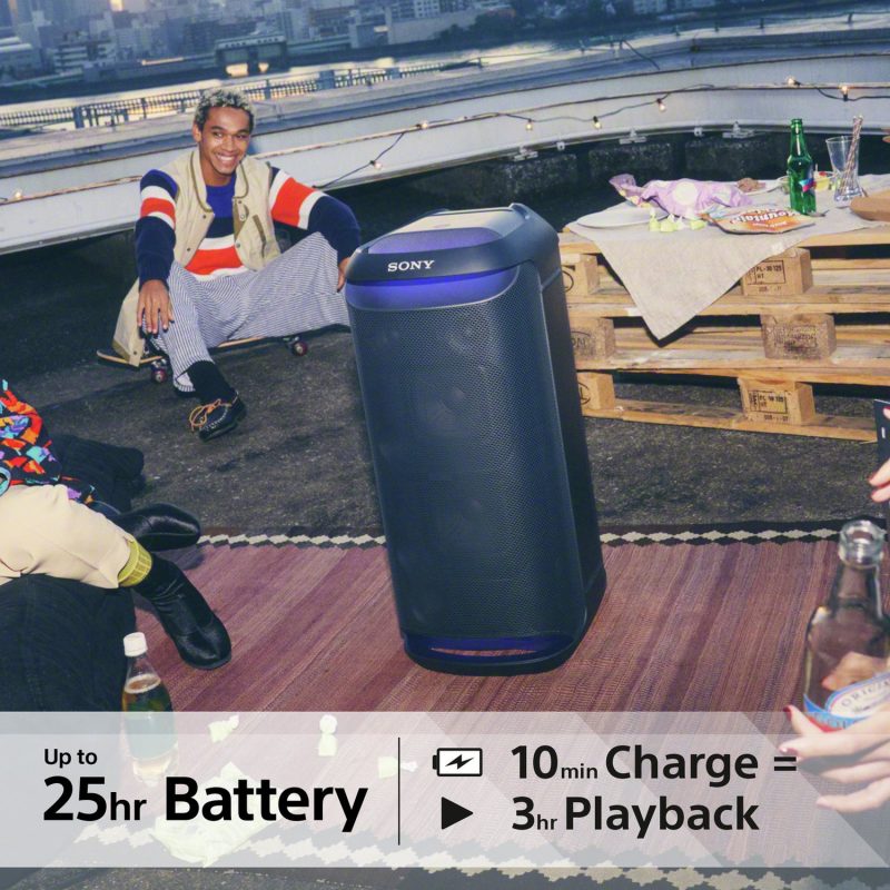 Sony SRS-XV800 Bluetooth Portable Party Speaker - Black