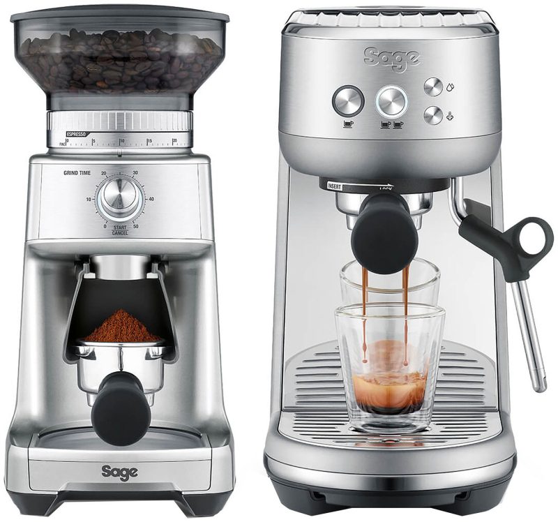 Sage SEP450BSS4GUK1 Bambino & Dose Control Pro Bundle Coffee Machine