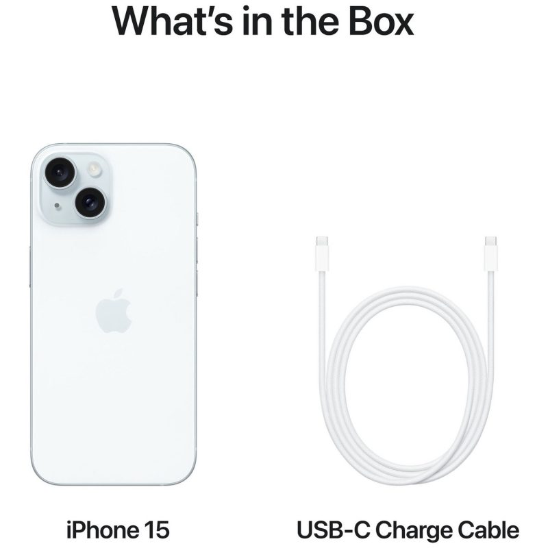 iPhone 15 5G 512GB Mobile Phone - Blue — 512GB, 6.1" Super Retina XDR, 5G (Blue)