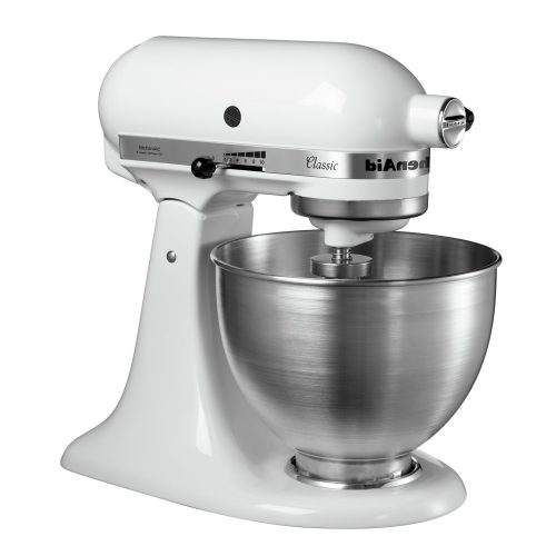 KitchenAid 5K45SSBWH Classic Stand Mixer - White - Image 2