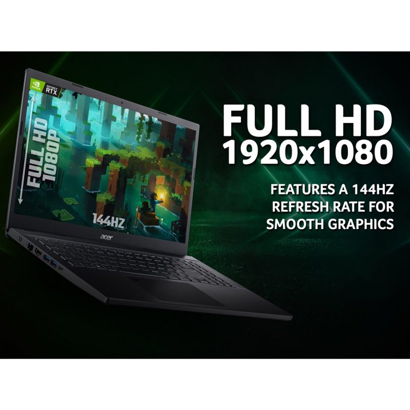 Acer Aspire 7 15.6in i5 8GB 512GB RTX2050 — 15.6" IPS, Intel i5 12450H processor., 8 GB RAM, 512GB