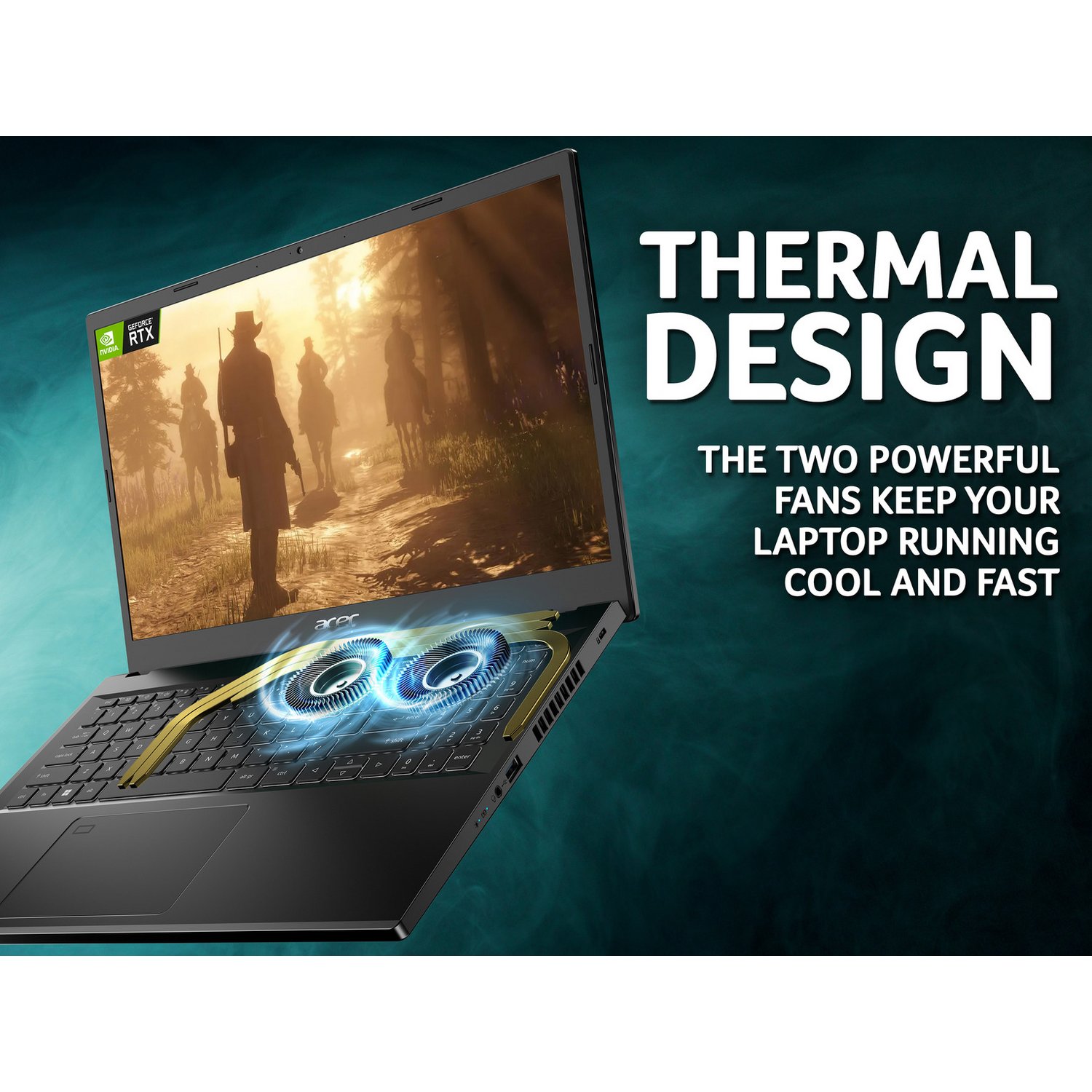 Acer Aspire 7 15.6in i5 8GB 512GB RTX2050 — 15.6" IPS, Intel i5 12450H processor., 8 GB RAM, 512GB - Image 7