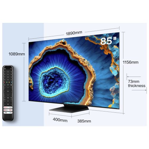 TCL 85 Inch 85C805K Mini-LED 4K Ultra HD HDR Smart TV - Image 3
