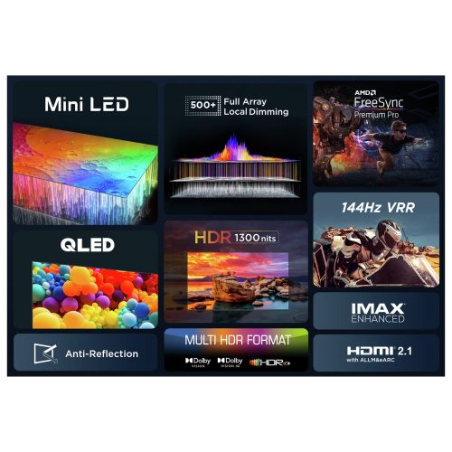 TCL 85 Inch 85C805K Mini-LED 4K Ultra HD HDR Smart TV - Image 4