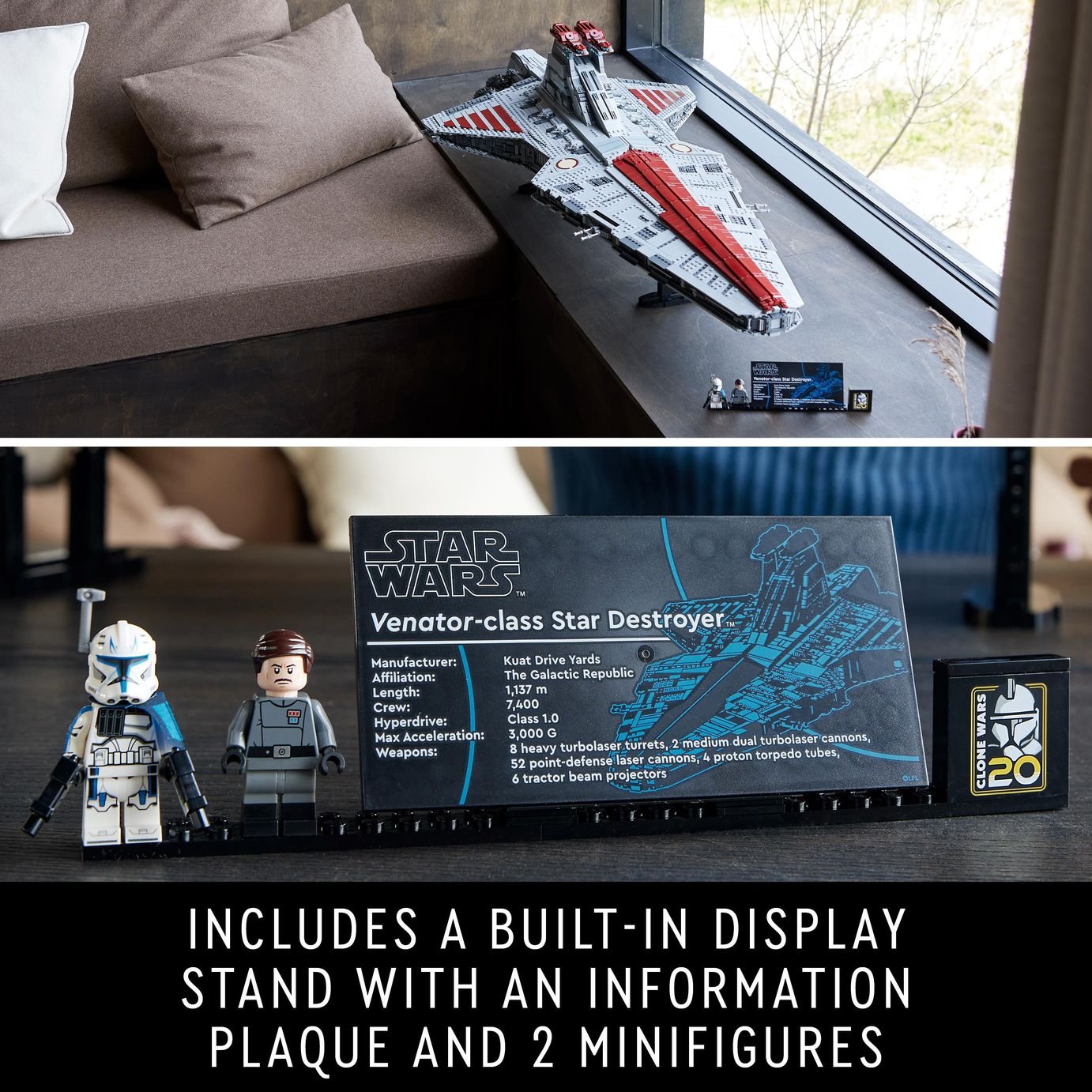 LEGO Star Wars Venator-Class Republic Attack Cruiser UCS 75367 - Image 5