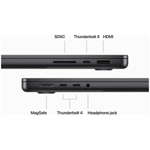 MacBook Pro 2023 14.2in M3 Pro 18GB 1TB - Black — 14.2", Liquid Retina - Image 5