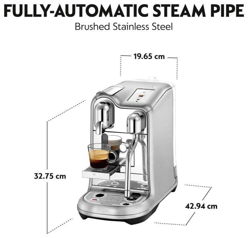 Sage Nespresso Pro Pod Coffee Machine - Stainless Steel