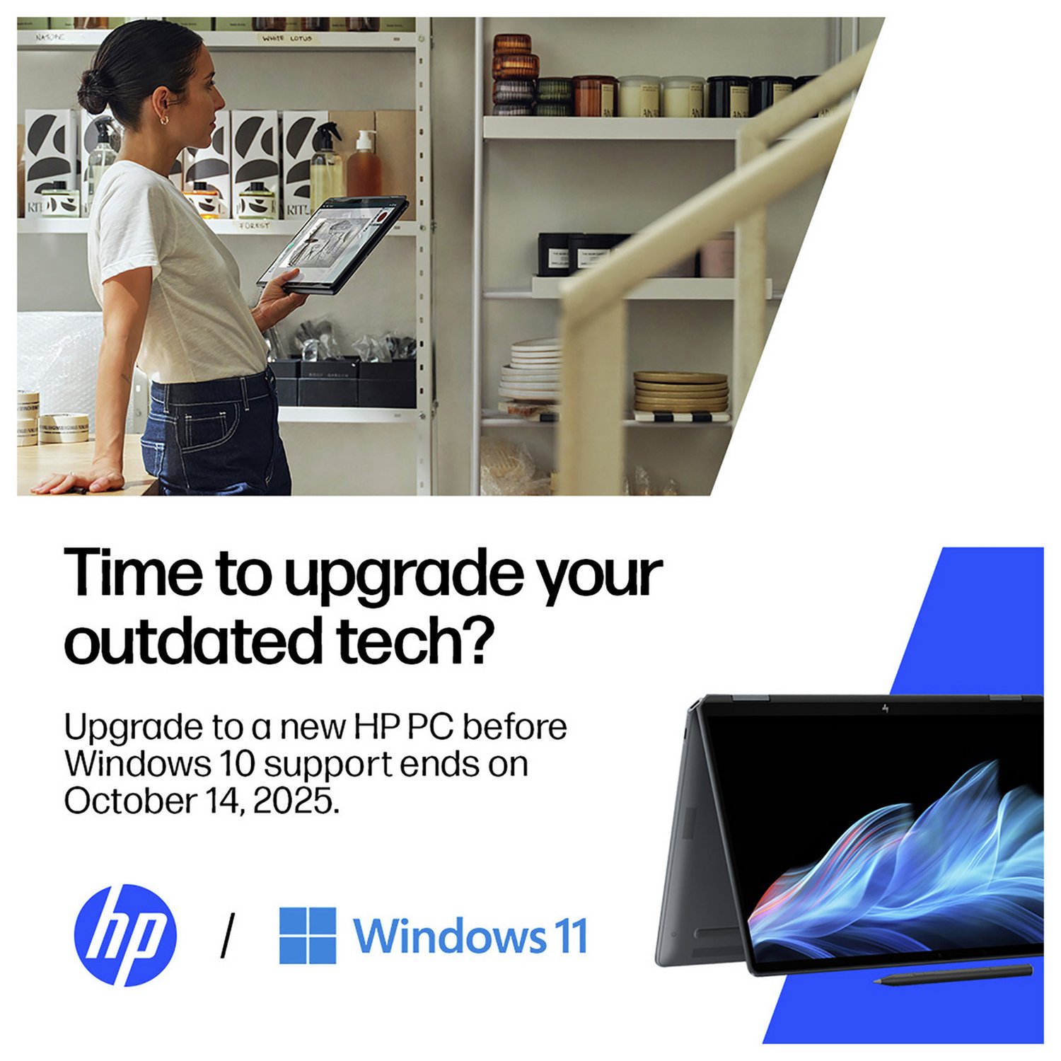 HP 15.6in Ryzen 5 8GB 256GB — 15.6" IPS, AMD Ryzen 5 7520U processor., Radeon AMD Radeon Graphics graphics card., 8 GB R - Image 2