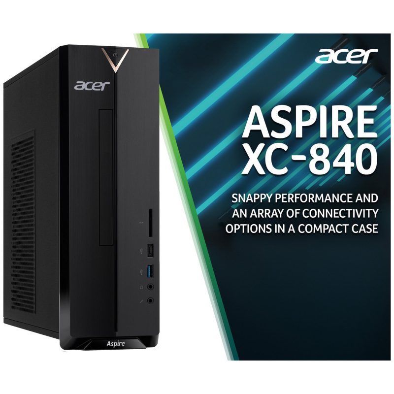 Acer XC-840 Pentium 8GB 256GB Desktop PC 24in Monitor Bundle