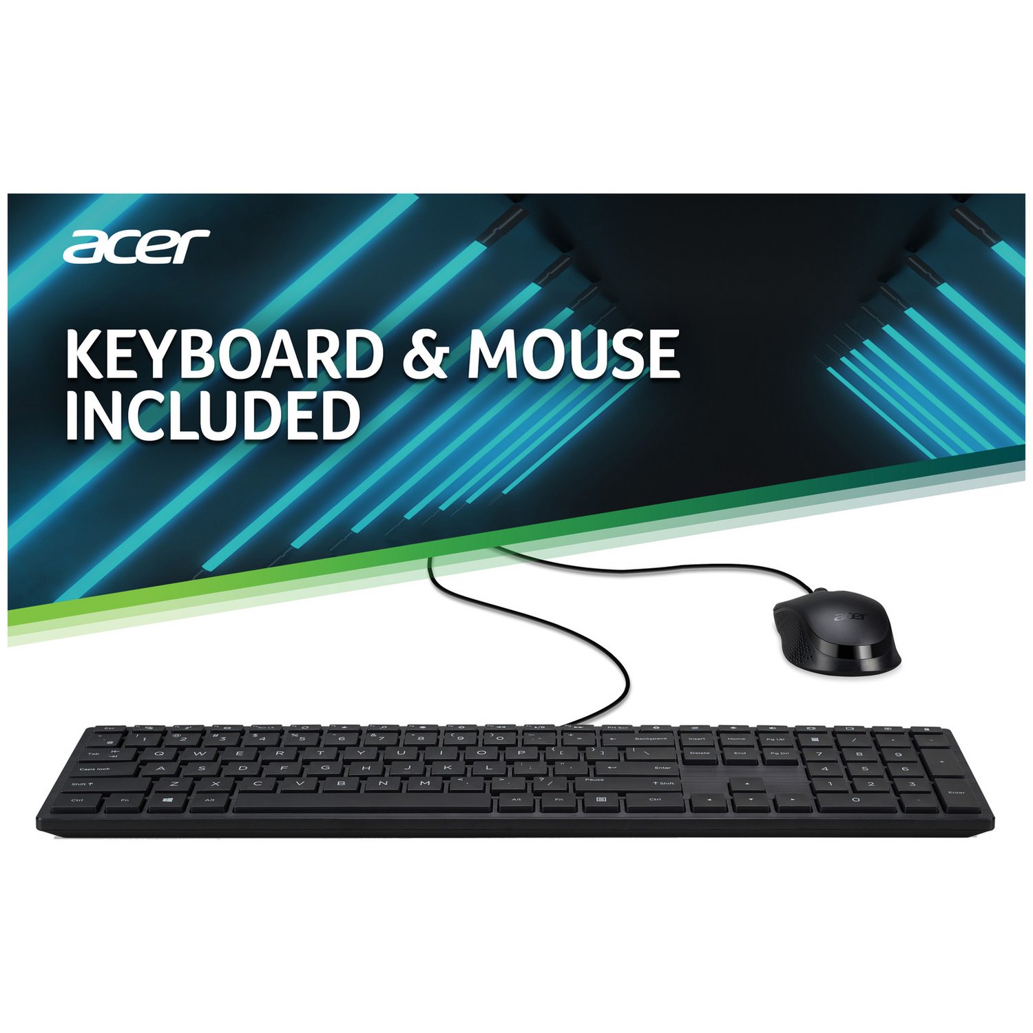 Acer XC-840 Pentium 8GB 256GB Desktop PC 24in Monitor Bundle - Image 5