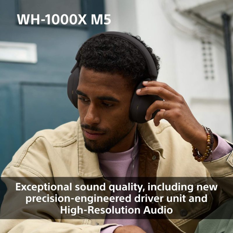 Sony WH1000XM5 Wireless Noise Cancelling Bluetooth Headphones (Over-Ear)