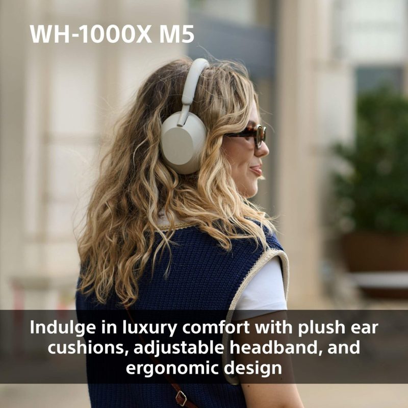 Sony WH1000XM5 Wireless Noise Cancelling Bluetooth Headphones (Over-Ear)