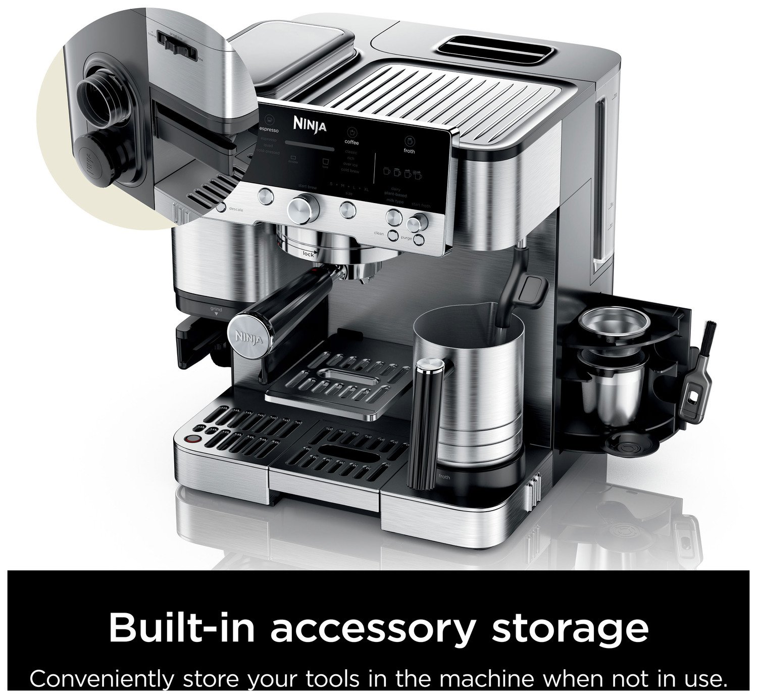 Ninja ES601UK Luxe Cafe Premier Espresso Coffee Machine - Image 3