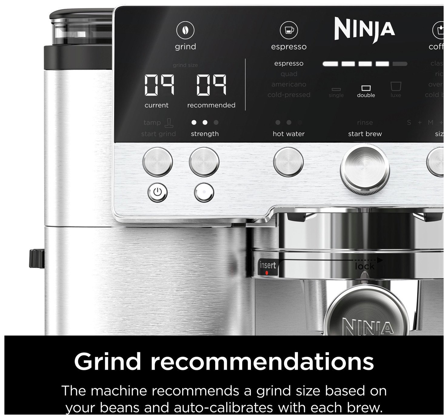 Ninja ES601UK Luxe Cafe Premier Espresso Coffee Machine - Image 7