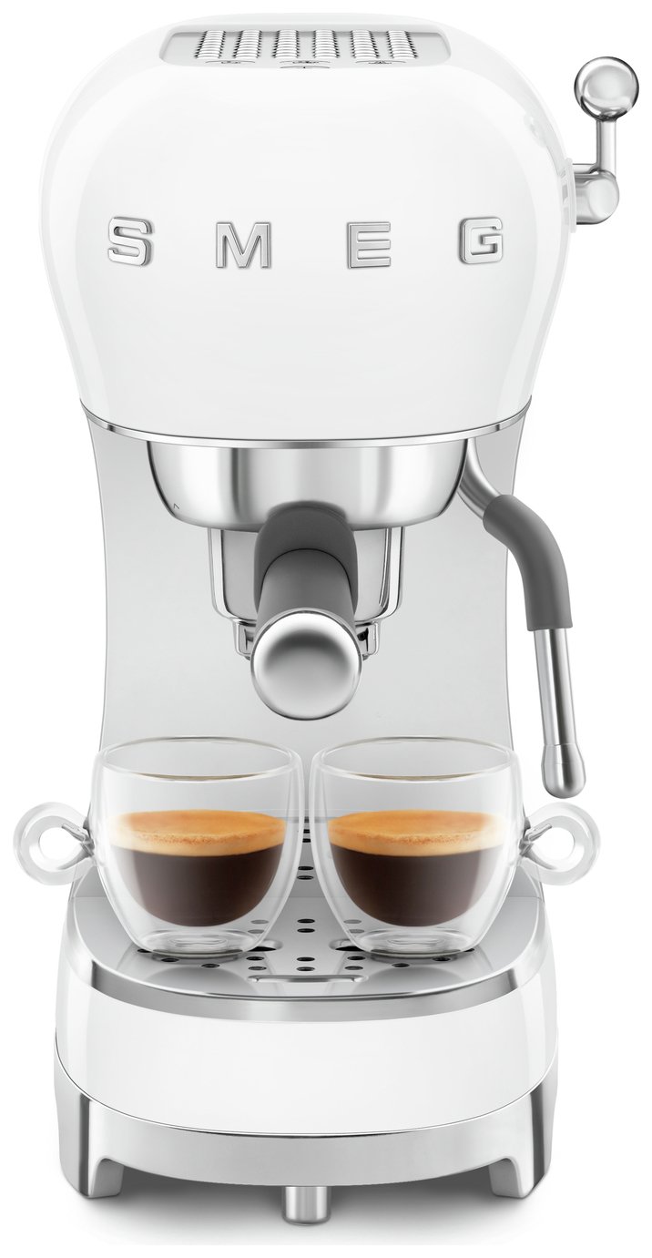 Smeg ECF02WHUK Espresso Coffee Machine