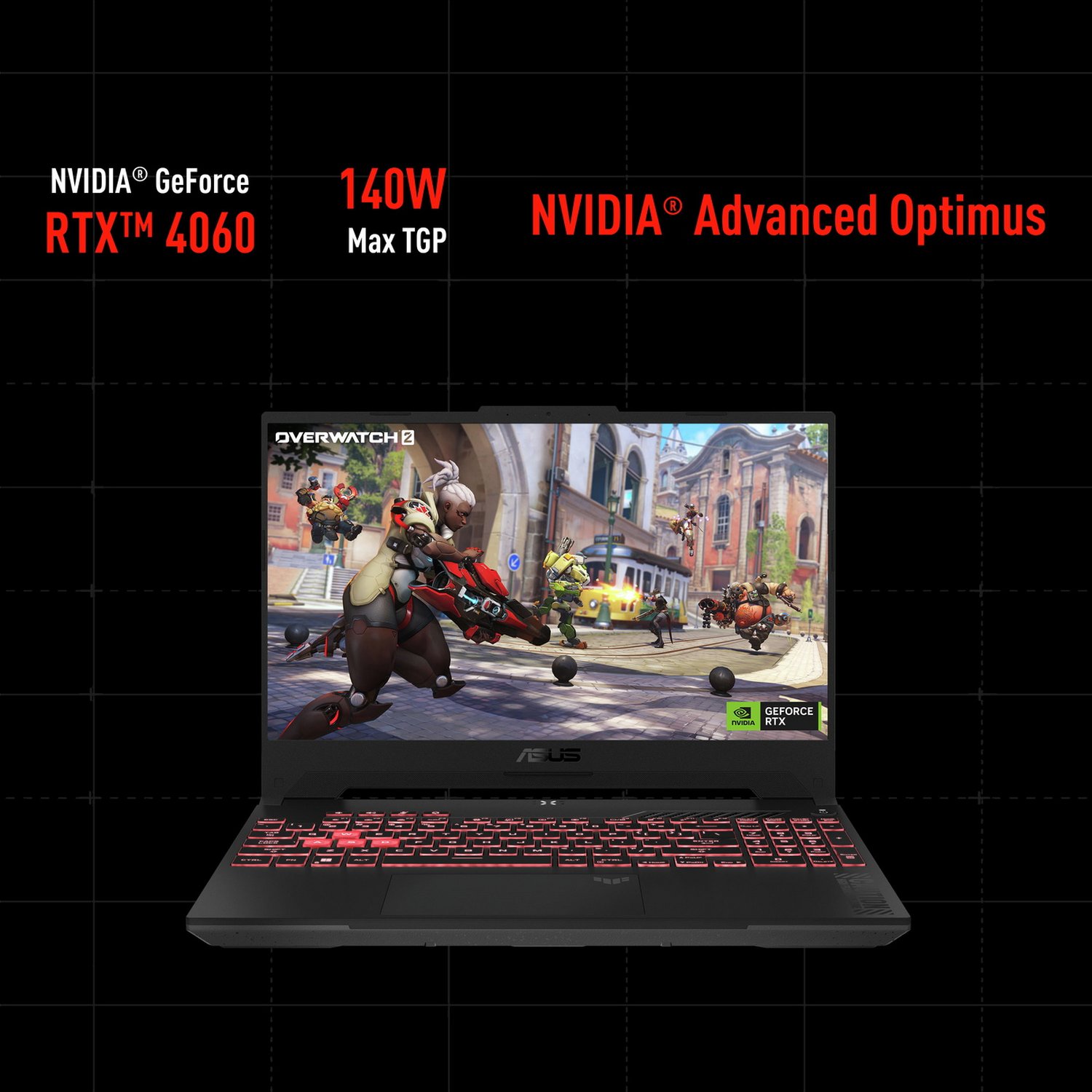 ASUS TUF 15.60in R7 16GB 512GB RTX4060 Bundle - Image 8