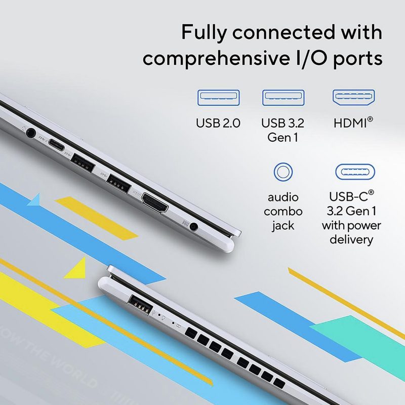 ASUS Vivobook 15OLED 15.6in i5 16GB 512GB - Silver — 15.6" OLED, 16 GB RAM