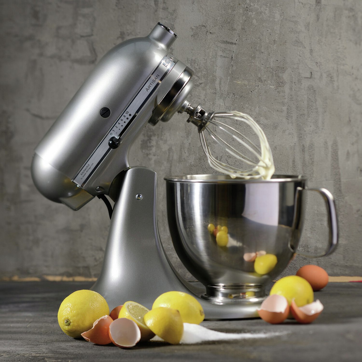 KitchenAid 5KSM125BCU Artisan Stand Mixer - Silver - Image 3