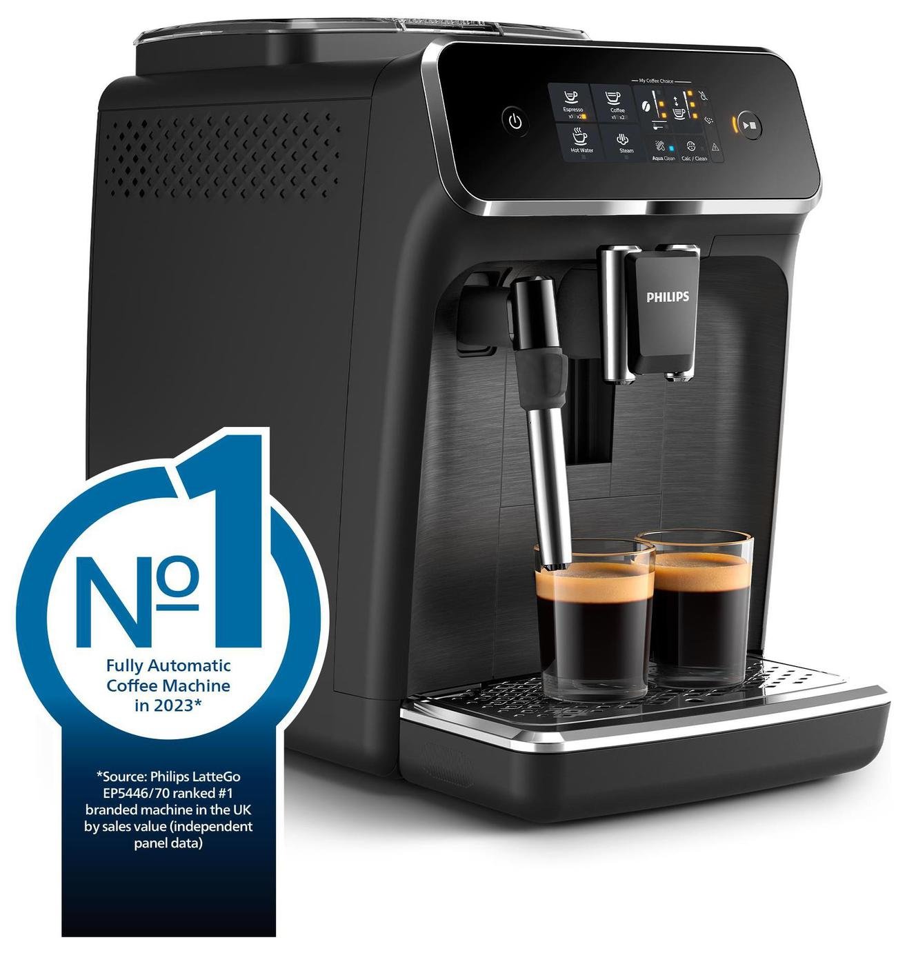 Philips 2200 Series Bean to Cup Coffee Machine - Black - Image 2