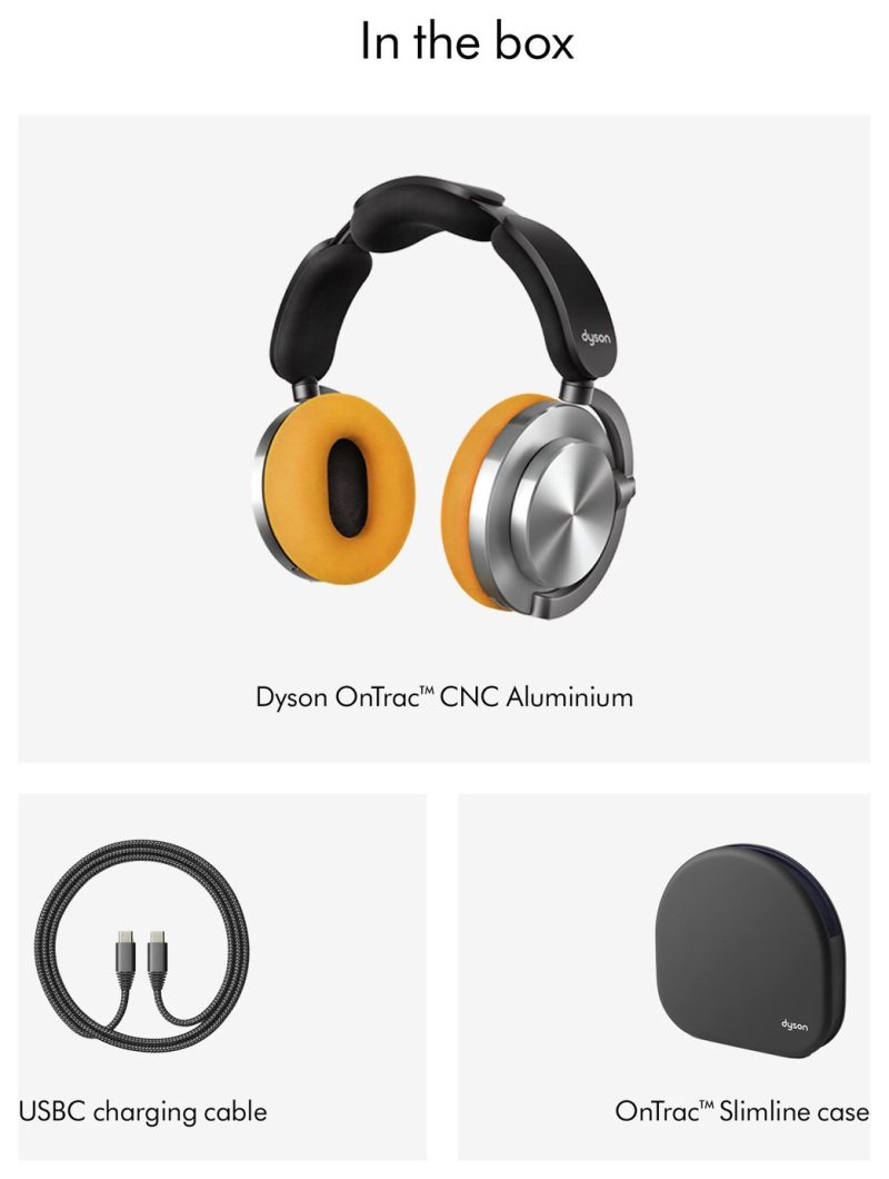 Dyson OnTrac CNC Wireless Noise Cancelling Bluetooth Headphones (Over-Ear)
