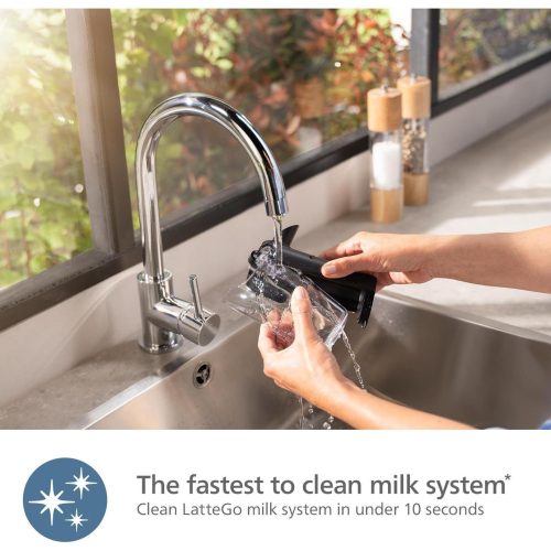 Philips 3300 Series LatteGo Bean to Cup Coffee Machine-Black - Image 7