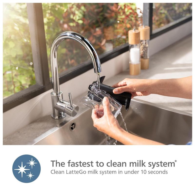 Philips 3300 Series LatteGo Bean to Cup Coffee Machine-Black