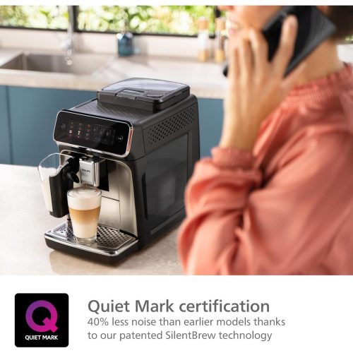 Philips 3300 Series LatteGo Bean to Cup Coffee Machine-Black - Image 6