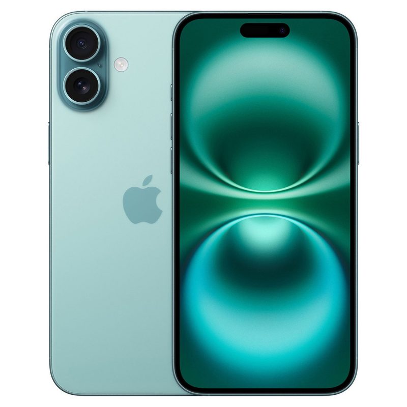 iPhone 16 Plus 5G 128GB AI Mobile Phone - Teal — 128GB, 6.7" Super Retina XDR, 5G (Teal)