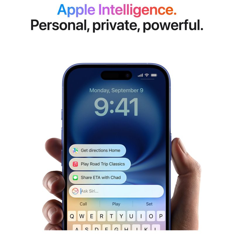 iPhone 16 Plus 5G 128GB AI Mobile Phone - Teal — 128GB, 6.7" Super Retina XDR, 5G (Teal)