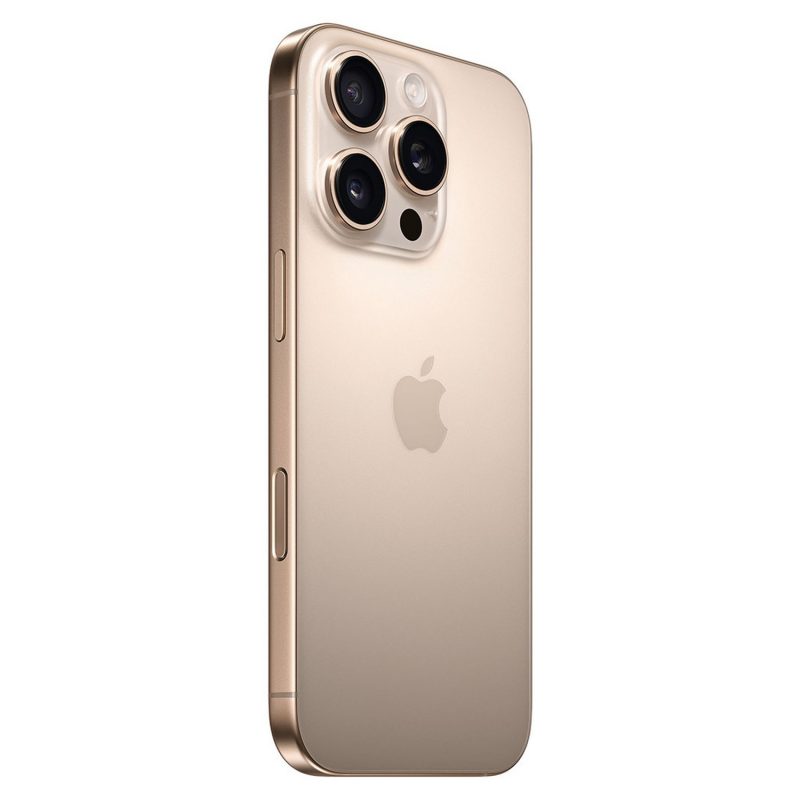 iPhone 16 Pro 5G 128GB AI Mobile Phone - Desert — 128GB, 6.3" Super Retina XDR, 5G (Desert)