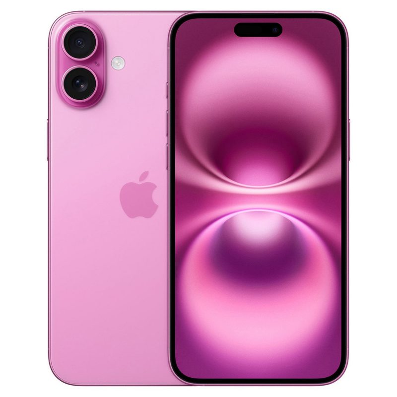 iPhone 16 Plus 5G 512GB AI Mobile Phone - Pink — 512GB, 6.7" Super Retina XDR, 5G (Pink)