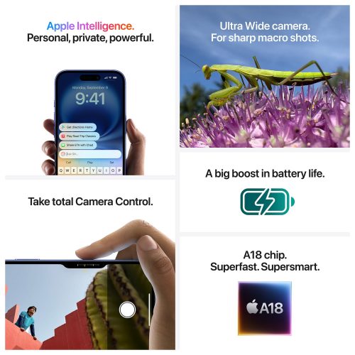 iPhone 16 Plus 5G 256GB AI Mobile Phone Ultramarine — 256GB, 6.7" Super Retina XDR, 5G - Image 7