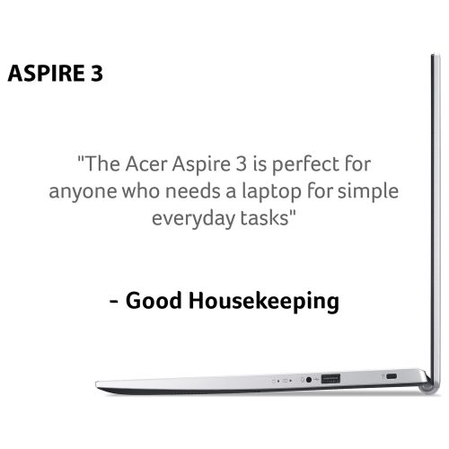 Acer Aspire 3 15.6in i3 8GB 256GB - Silver — 15.6" TN, Intel i3 1115G4 processor., 8 GB RAM, 256GB - Image 4