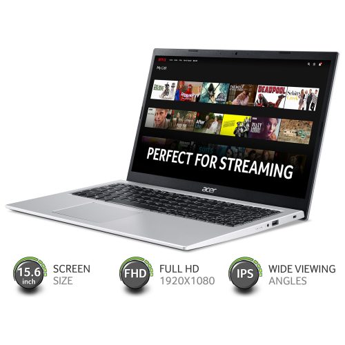 Acer Aspire 3 15.6in i3 8GB 256GB - Silver — 15.6" TN, Intel i3 1115G4 processor., 8 GB RAM, 256GB - Image 5